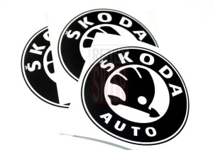 Naklejka "SKODA" 8 cm