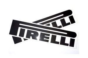 Naklejka "PIRELLI" (czarna)