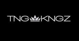 Naklejka "TuningKingz TNGKNGZ - długa" (biała)