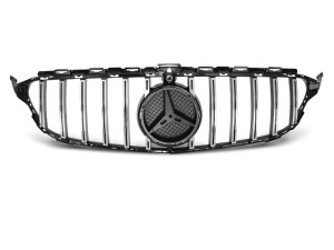 Grill GLOSSY BLACK CHROME MERCEDES W205 14-18