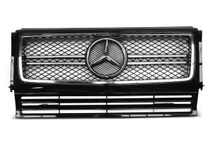 Grill BLACK CHROME MERCEDES W463 90-12