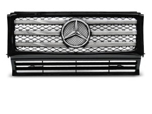 Grill BLACK CHROME MERCEDES W463 90-12