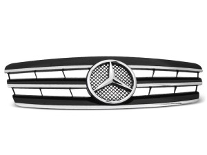 Grill BLACK CHROME MERCEDES W203 00-07