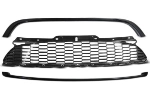 Grill MINI COOPER 10-14 R56/57/55 JCW STYLE GLOSSY BLACK