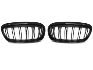 Grill GLOSSY BLACK DOUBLE BAR BMW F45/F46 14-18