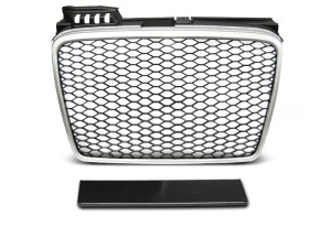 Grill SILVER AUDI A4 (B7) 11.04-03.08