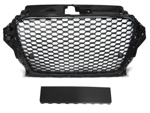 Grill GLOSSY BLACK AUDI A3 (8V) 12-16