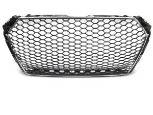 Grill CHROME BLACK AUDI A4 B9 15-19