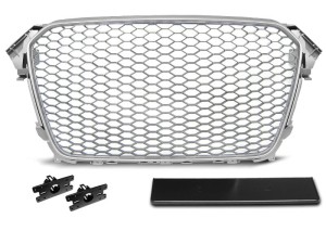Grill SILVER AUDI A4 (B8) 11.11-15