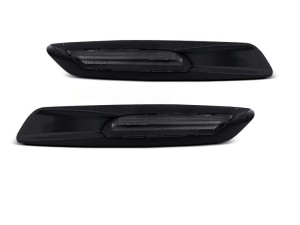 Kierunkowskazy boczne SMOKE GLOSSY BLACK LED F10 STYLE BMW E60 / E90 / E92 / E82