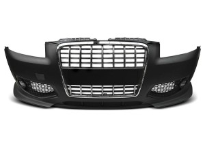 Zderzak przedni CHROME BLACK AUDI A3 06.05-04.08