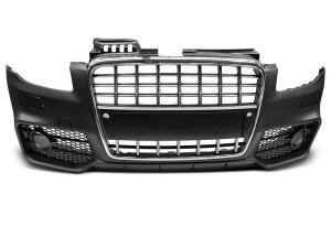 Zderzak przedni CHROME BLACK PDC AUDI A4 04-08