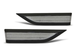 Kierunkowskazy boczne VW CADDY 15- LED BLACK WHITE SEQ