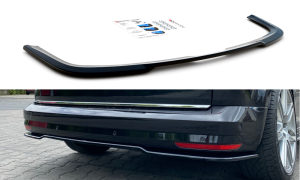 Splitter tylny środkowy Volkswagen Caddy MK4 (czarny mat)