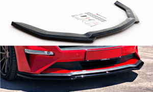 Splitter przedni Ford Mustang MK6 Facelift (czarny połysk)