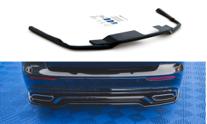 Splitter tylny środkowy Volvo S60 R-Design MK3 (czarny połysk)