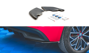 Splittery tylne boczne Skoda Kamiq (czarny mat)
