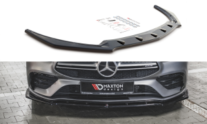 Splitter przedni V2 Mercedes-AMG CLA 35 Aero C118 (czarny połysk)