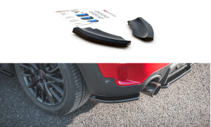 Splittery tylne boczne Mini Countryman MK2 F60 JCW (carbon look)