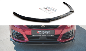 Splitter przedni V1 Peugeot 308 GT MK2 Facelift (czarny mat)