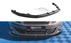 Splitter przedni V2 Peugeot 308 MK2 Facelift (czarny połysk)
