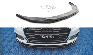 Splitter przedni V3 Audi A6 S-Line / S6 C8 (czarny mat)