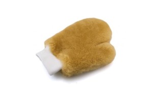 Rękawica do mycia z krótkim włosem FLEXIPADS Merino Super Soft Lambskin Wash Thumb Mitt