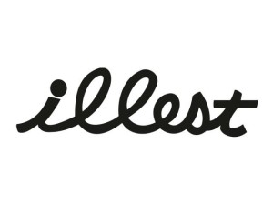 Naklejka "Illest" 15 cm (czarna)