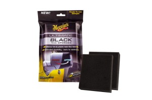Gąbki do pielęgnacji tworzyw zewnętrznych Meguiar's  Ultimate Black Sponges 2 szt.