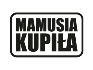 Naklejka "Mamusia kupiła" 13 cm (czarna)