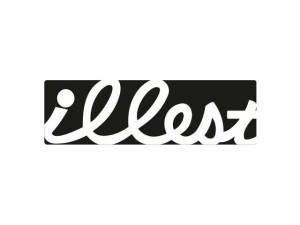 Naklejka "Illest" 12 cm (czarna)