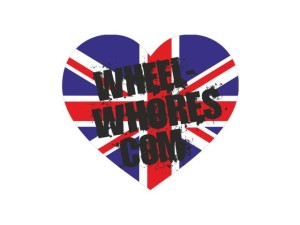 Naklejka "Wheel Whores" GB STYLE 10 cm