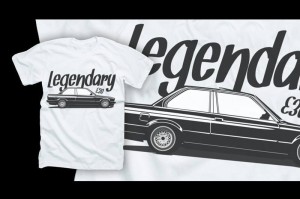 Koszulka / T-shirt BMW - LEGENDARY E30 (rozm. S - XXL)