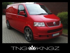 Dokładka przedniego zderzaka VW T5 MULTIVAN/CARAVELLE SPORTLINE LOOK
