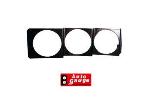 Potrójna ramka 1DIN w miejsce na radio AutoGauge 52 mm