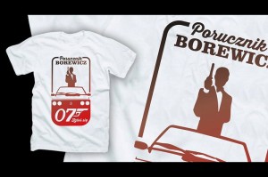 Koszulka / T-shirt PORUCZNIK BOREWICZ / POLONEZ (rozm. S - XXL)
