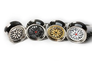 Felga BBS LM (srebrna) - breloczek do kluczy