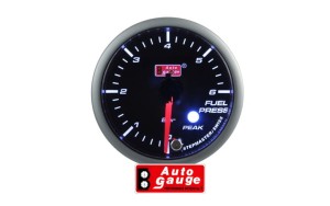 Wskaźnik ciśnienia paliwa AutoGauge SM PEAK AMBER/WHITE 52 mm