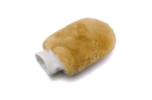 Rękawica do mycia z krótkim włosem FLEXIPADS Merino Super Soft Lambskin Wash Mitt