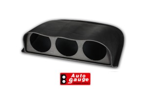 Potrójny adapter montażowy na deskę rozdzielczą z daszkiem AutoGauge 52 mm