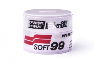 Wosk samochodowy do jasnych lakierów Soft99 White Soft Wax 350g