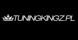 Naklejka "TuningKingz TK - długa" (biała)