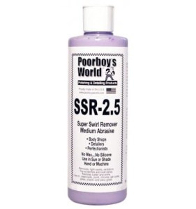 Średniościerne mleczko polerskie Poorboy's World SSR 2.5 Medium Super Swirl Remover 473 ml