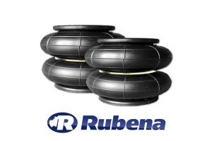 Poduszki 2-bałwankowe RUBENA 150 mm 6" (z pierścieniami) 2 szt.