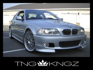 Dokładki boczne przedniego zderzaka BMW 3 E46 M-PAKIET