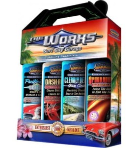Zestaw kosmetyków samochodowych SURF CITY GARAGE The Works - Detailing Essentials / 4x 237 ml