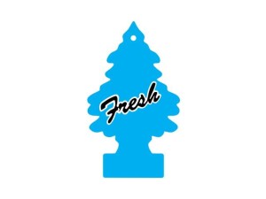 Naklejka "Fresh" 10 cm (niebieska)